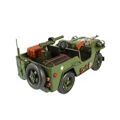 Miniatura Carro Militar Jeep Arm 31cm Verito