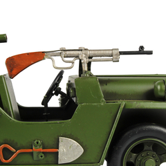 Miniatura Carro Militar Jeep Arm 31cm Verito