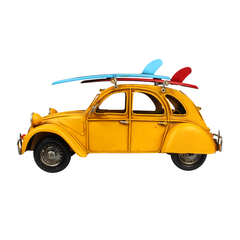 Miniatura de Metal Retrô A Caminho Da Praia Amarelo Verito - Escala 1:18 - comprar online