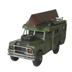 Miniatura Carro Militar Com Canoa Retrô Verito