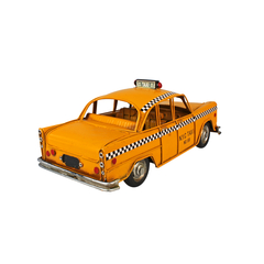 Miniatura Colecionável Carro Taxi Nova York NYC 69 Verito – Metal, Escala 1:18, Decorativo e Retrô