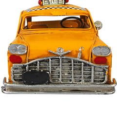 Miniatura Colecionável Carro Taxi Nova York NYC 69 Verito – Metal, Escala 1:18, Decorativo e Retrô