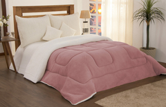 Coberdrom Rose Sherpa Soft Solteiro