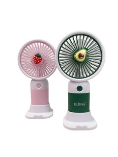 Mini Ventilador Portátil Recarregável Com Suporte Lelong LE-755 - comprar online