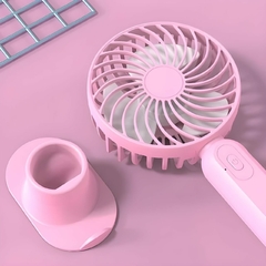 Mini Ventilador Portátil Recarregável Com Suporte Ohey DL-501 - comprar online