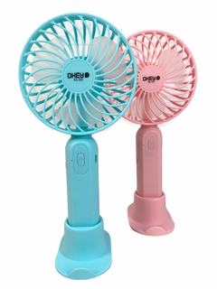 Mini Ventilador Portátil Recarregável Com Suporte Ohey DL-501 - comprar online