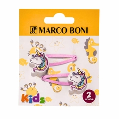 Kit 2 Adesivos Presilhas Cabelo Pequeno Kids Marco Boni