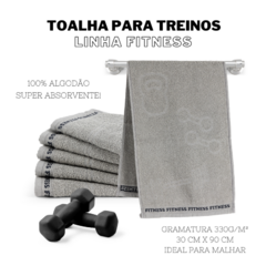 KIT TOALHA FITNESS 6 PEÇAS - Cor: Grafite na internet