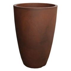 Vaso Liso Cônico 30 (20L) Cor Aço Corten JAPI na internet