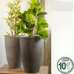 Vaso Liso Cônico 30 (20L) Cor Aço Corten JAPI