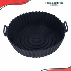 Forma Assadeira Para Fritadeira Air Fryer Em Silicone Flexível Lavável - MLK UP STORE LTDA