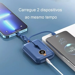 CARREGADOR PORTÁTIL COM CABO POWER BANK SUPER RÁPIDO TIPOC IPHONE 10.000 MAH 3