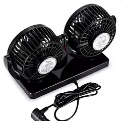 VENTILADOR MINI DUPLO CARRO CAMINHÃO AUTOMOTIVO PORTÁTIL 12CM VOLTAGEM 12V BBG - comprar online