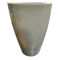 Vaso Cone Liso 55 (42L) Cinza Granito VASAP - MLK UP STORE LTDA