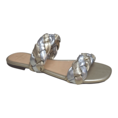 RASTEIRA LA FEMME SLIDE MARRIE 073 SOFT DOURADO/PRAT