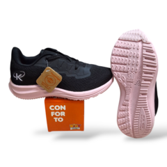 TENIS K360 ENERGY RESPITEC PRETO/BLUSH - comprar online