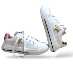 TENIS SUACIA MINI BRANCO/LIGHT/GOLD 51810 - comprar online