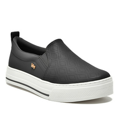 TENIS SLIP-ON VIA MARTE 027-007-02 PRETO