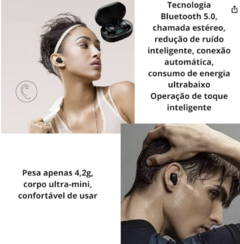 Fones de ouvido Sem Fio TWS-7 Wireless BT5.0 Y50F0024 - comprar online