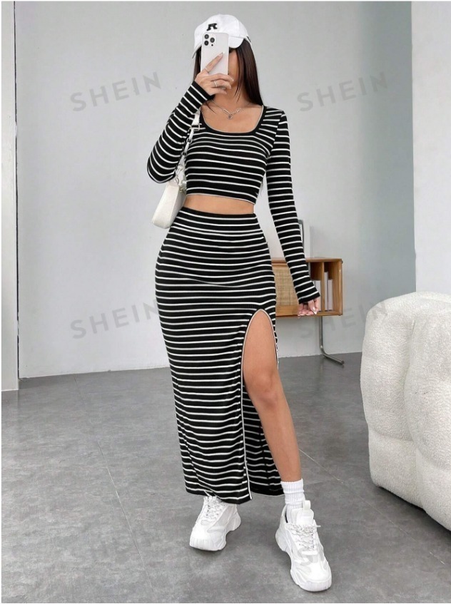 Conjunto falda y top online