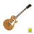 Guitarra Gibson Les Paul Traditional 1960 Goldtop Zebra