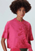 Osklen Blusa mc tie dye pink - comprar online