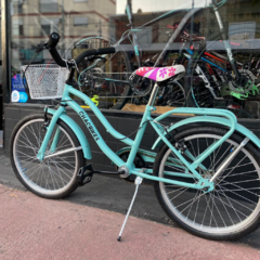 BICICLETA PLAYERA RODADO 20 NENA VERDE AGUA - comprar online