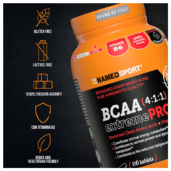 BCAA NAMEDSPORT 4:1:1 EXTREMEPRO 110 CAPSULAS - CHACBIKES