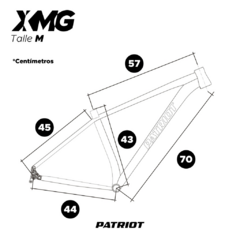 CUADRO PATRIOT XMG EJE BOOST PARA ENDURO TALLE M en internet