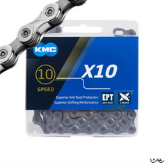 CADENA KMC X10 SPEED 116 SILVER/BLACK - comprar online