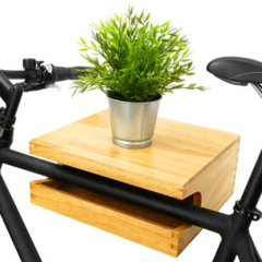 SOPORTE PARA BICICLETA DE MADERA PARED - comprar online