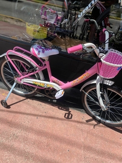 BICICLETA DE NIÑA RODADO 20 PYTHON COLOR ROSA en internet