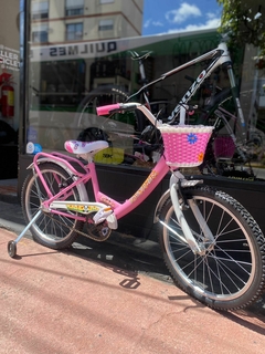 BICICLETA DE NIÑA RODADO 20 PYTHON COLOR ROSA - CHACBIKES