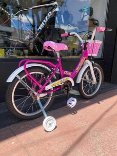 BICICLETA DE NIÑA RODADO 16 PYTHON COLOR ROSA