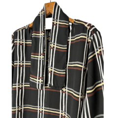 Blusa Crepe Quadrile Mondrian com Cinto Crepe na internet