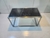 Mesita de luz o Mesa Ratona Simil Marmol Marquina Black