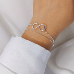 Pulseira elo infinito - comprar online