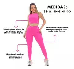 Conjunto Blackout Zero transparencia (Legging e Cropped) - comprar online