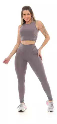 Conjunto Blackout Zero transparencia (Legging e Cropped) - comprar online