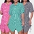 Kit 3 Vestido Chemise Feminino Listrado Moda Blogueira - Mallinus