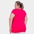 Blusa Feminina Plus Size Decote V - Mallinus