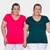 Kit 2 Blusa Feminina Plus Size Decote V - comprar online