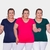 Kit 3 Blusa Feminina Plus Size Decote V na internet