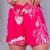 Shorts Estampado Feminino com Cordão