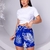 Shorts Estampado Feminino com Cordão na internet