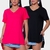 Kit 2 Blusa Feminina Decote V Mullet Verão - comprar online