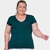 Blusa Feminina Plus Size Decote V - Mallinus