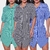 Kit 3 Vestido Chemise Feminino Listrado Moda Blogueira