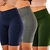 Kit 3 Bermudas Suplex Academia Fitness Feminino Cintura Alta na internet