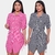 Kit 2 Vestido Chemise Feminino Listrado Moda Blogueira - Mallinus